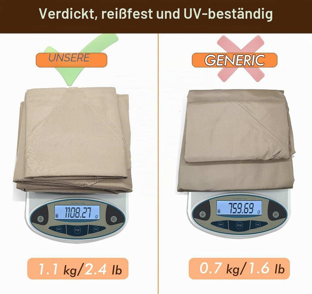 Ontheway Doppelstöckiger Ersatzdach, 152 x 2,4 m, für Pavillon-Modell L-GZ238PST-11 khaki, khaki