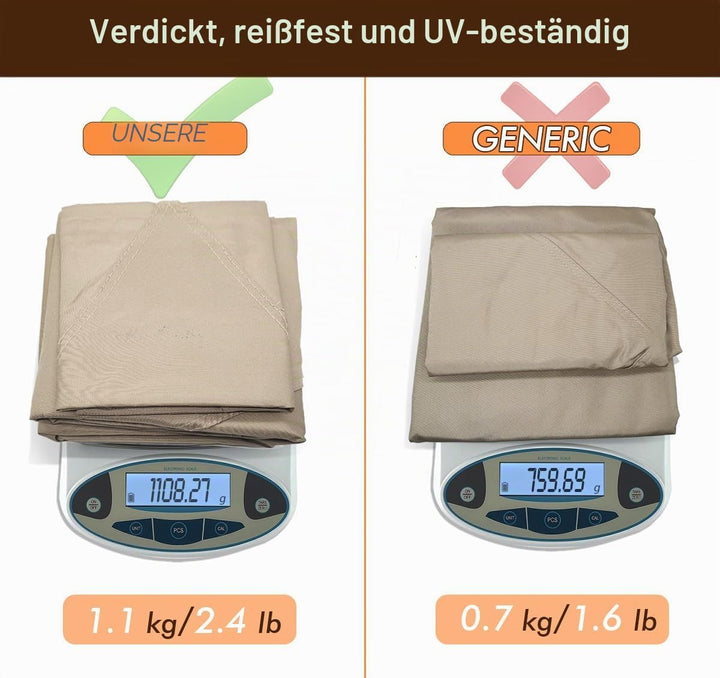 Ontheway Doppelstöckiger Ersatzdach, 152 x 2,4 m, für Pavillon-Modell L-GZ238PST-11 khaki, khaki