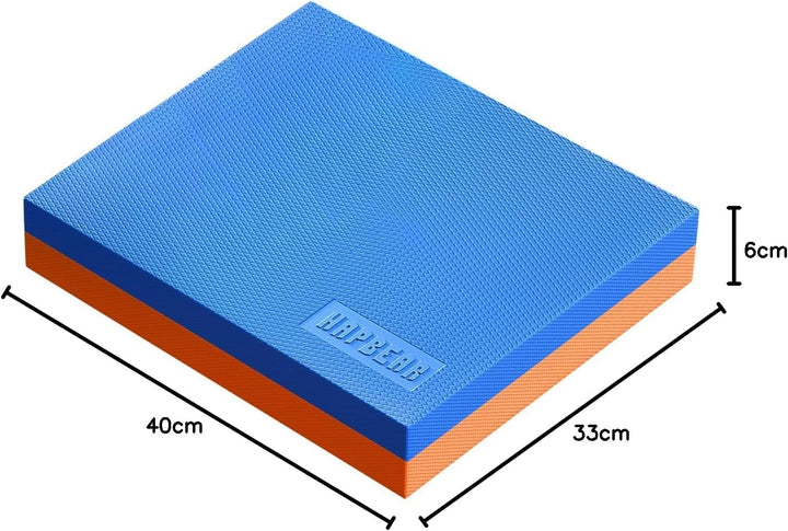 HAPBEAR Balance Pad 2er-Sets, 40x33cm rutschfest Balance-Kissen,6cm Dickes Gleichgewichtskissen für