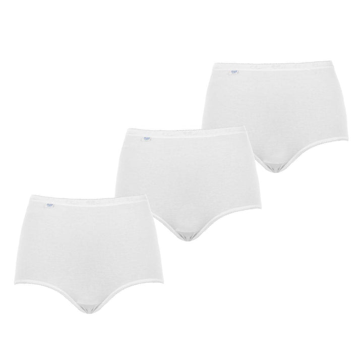 sloggi Damen Basic+ Maxi 3P Slip 24 Weiss (White), 24 Weiss (White)