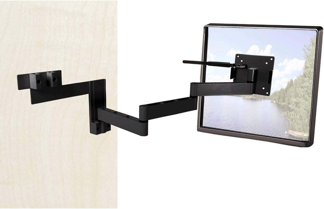 Caratec Flex CFW400AS TV-Wandhalter mit 4 Drehpunkten, schwarz ideal für Wohnwagen und Wohnmobile