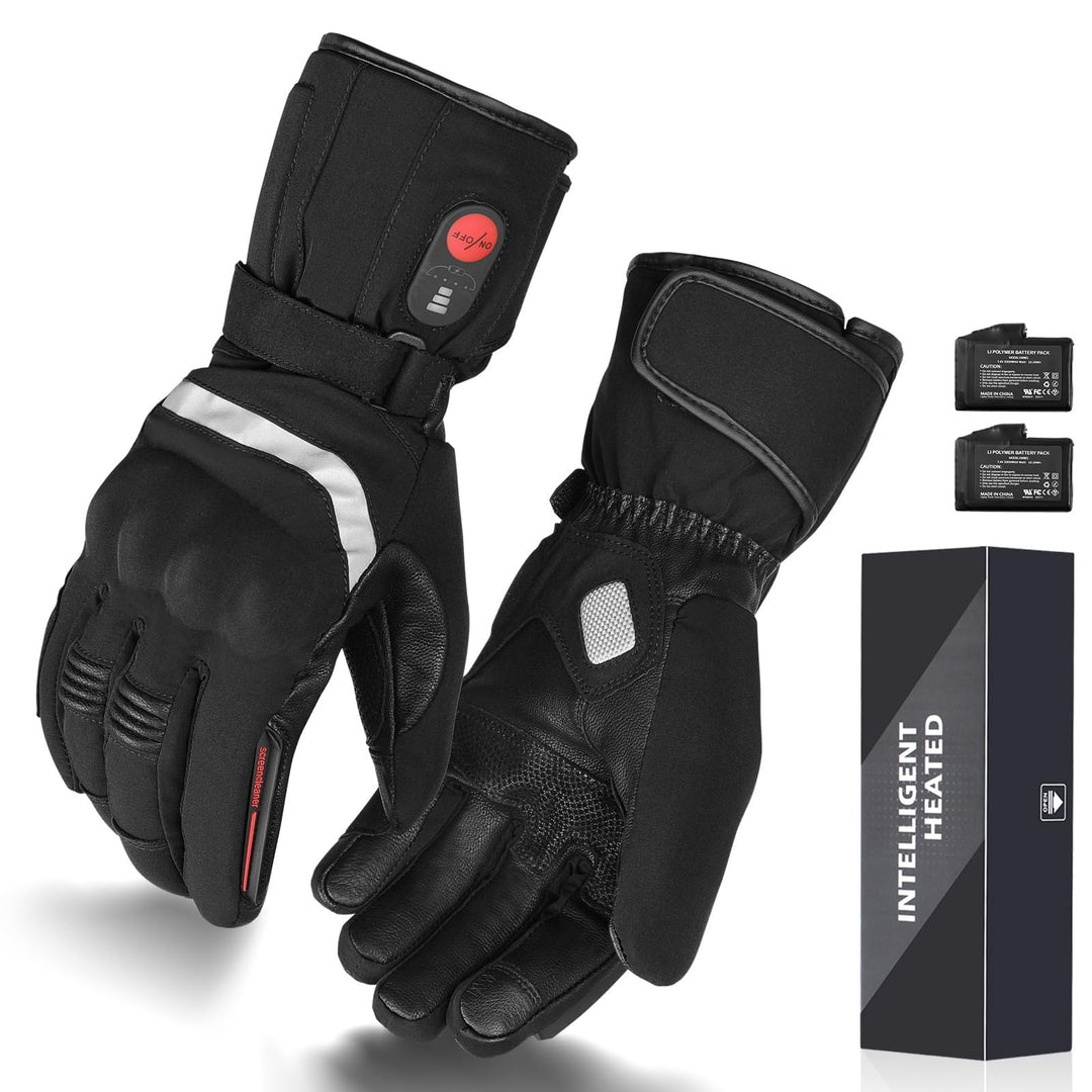 Sun Will Beheizte Motorrad Handschuhe Herren Damen, Winter wasserdichte Beheizbare Warme Handschuhe