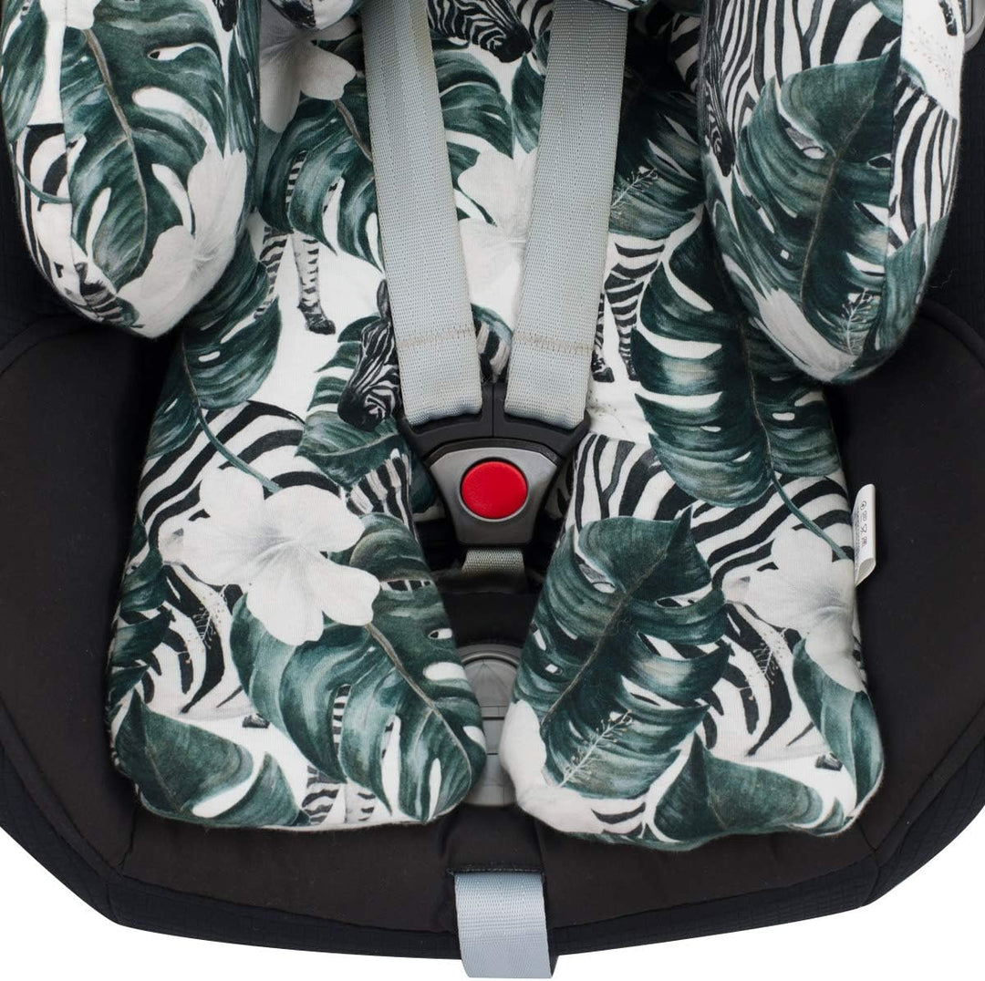 JYOKO Kids Sitzverkleinerer Antiallergikum Universal Baby 100% Baumwolle (Zebra, Enthält Kopf-, eine