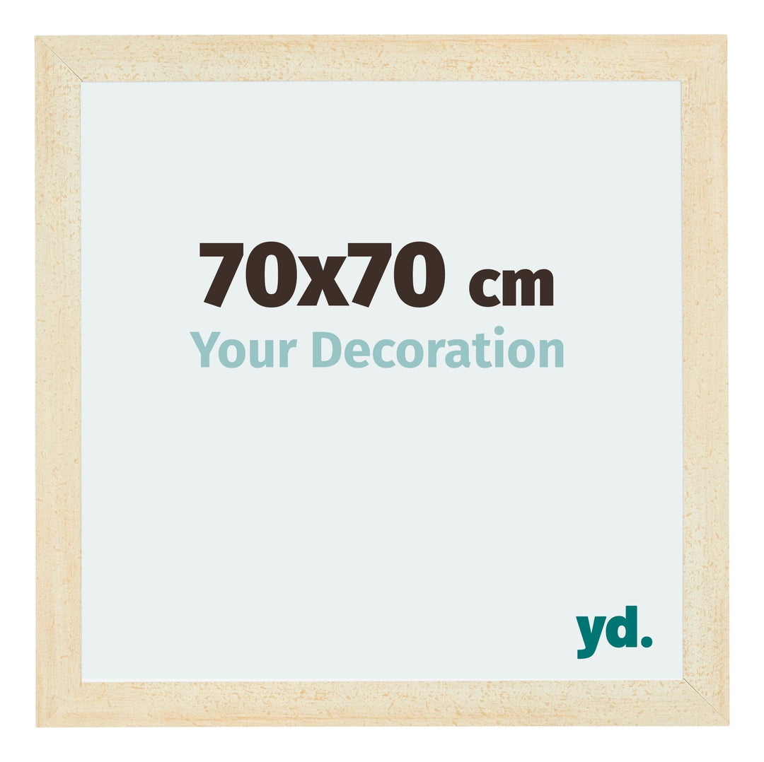 yd. Your Decoration - Bilderrahmen 70x70 cm - Bilderrahmen aus MDF mit Acrylglas - Antireflex - Ausg