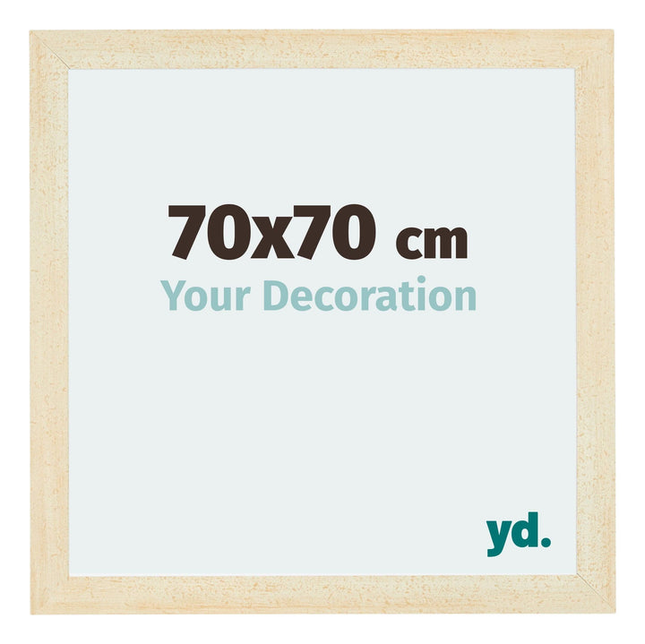 yd. Your Decoration - Bilderrahmen 70x70 cm - Bilderrahmen aus MDF mit Acrylglas - Antireflex - Ausg