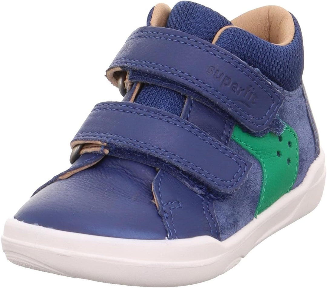 Superfit Jungen Superfree Lauflernschuhe 20 EU Weit Blau Grün 8000, 20 EU Weit Blau Gr&#xFC;n 8000