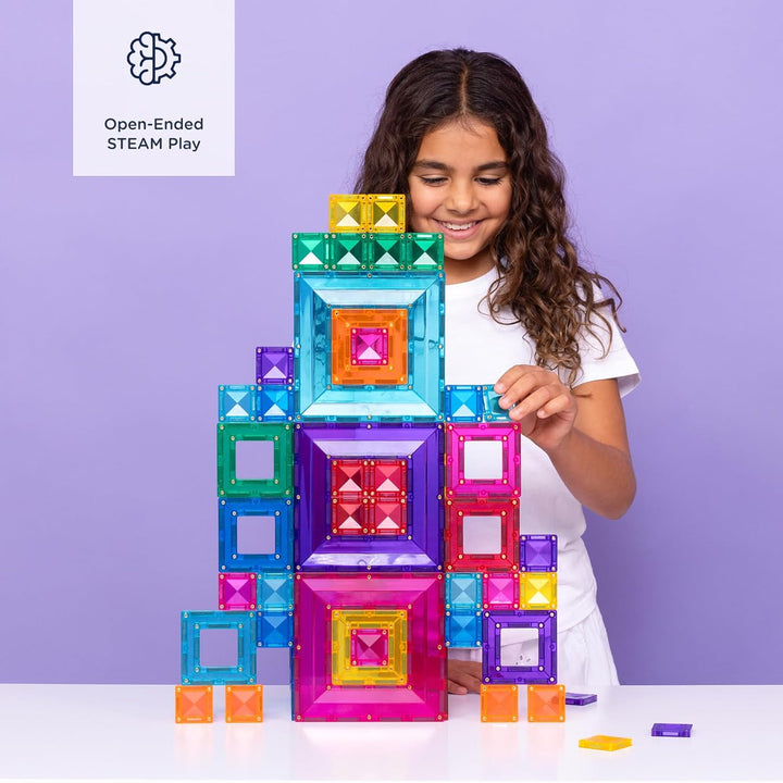 CONNETIX Magnetische Fliesen Bright Portal Paket, 48 Stück