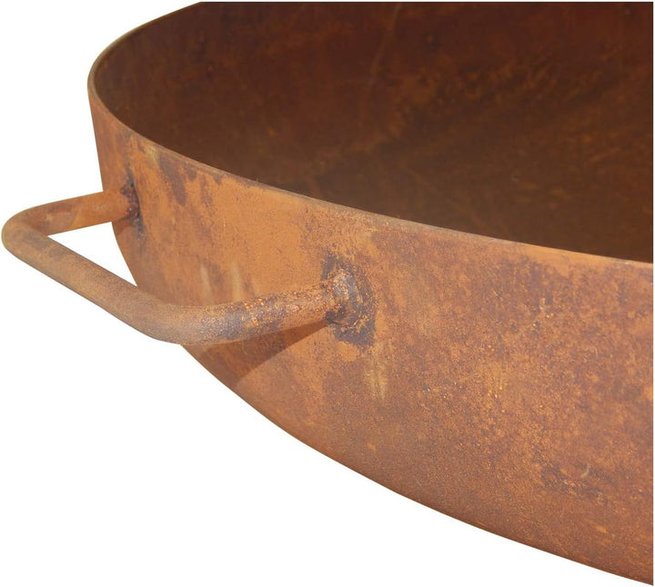 FINNWERK Feuerschale Rustikal aus Stahl (Durchmesser 70 cm), Durchmesser 70 cm