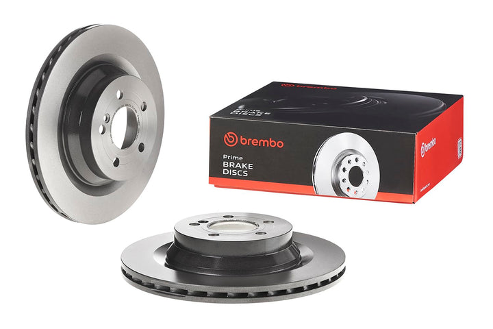 Brembo 09.B745.41 Hintere Bremsscheibe mit UV Lackierung, Anzahl 2