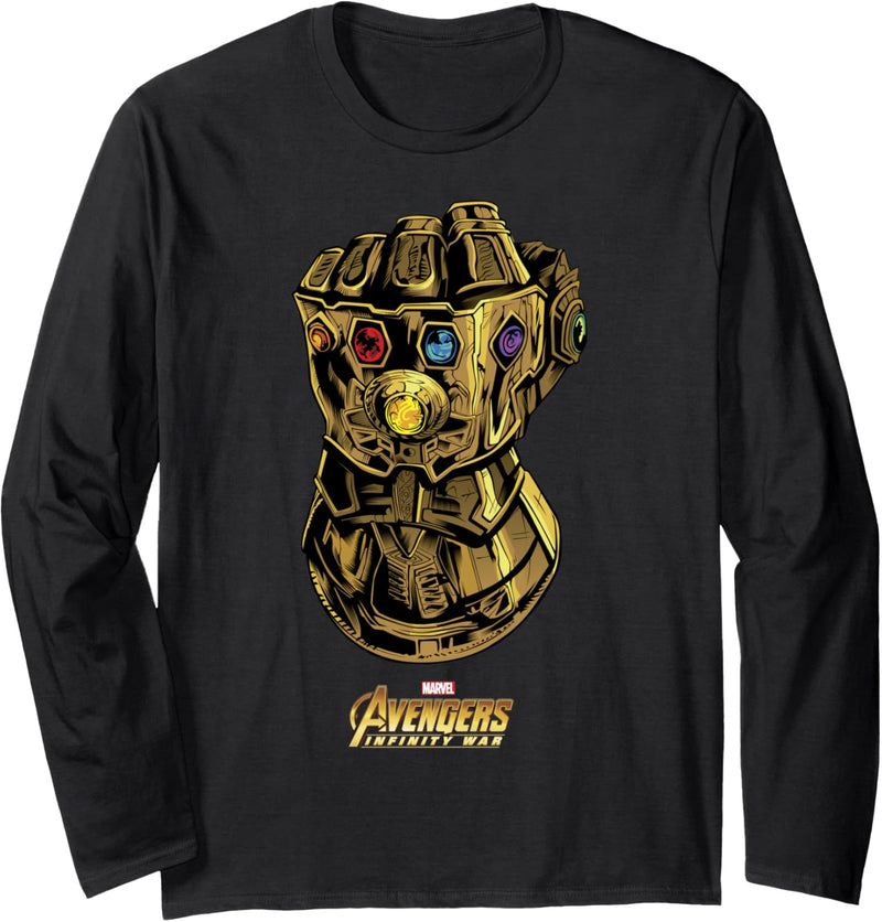 Marvel Avengers: Infinity War Detailed Gauntlet Portrait Langarmshirt