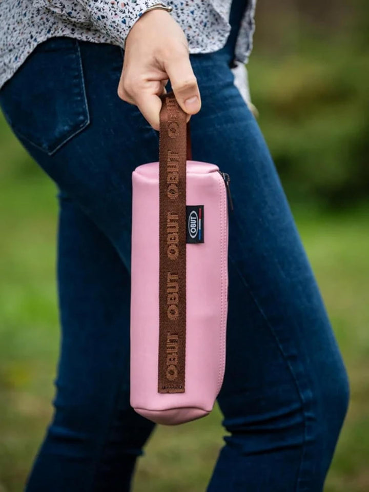 Obut TROOVRS Federmäppchen, Leder, Rosa