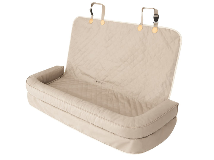 PillowPrim Hundeautositz, Hundedecke Auto rückbank, Transportbox Katze, Hundebox, Hundekorb, Hundege