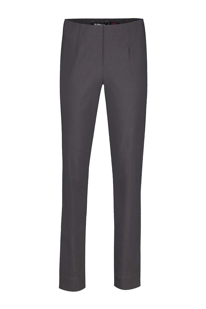 Robell Style Marie - Stoffhose Damen high Waist - Damenhose Power Stretch - Bengaline Stoff Hose mit