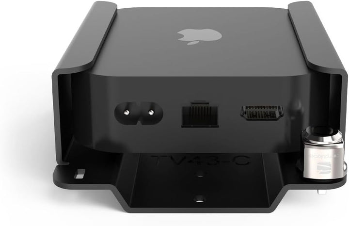 Inklusive Sicherheitshalterung für Apple TV mit Verriegelungskopf