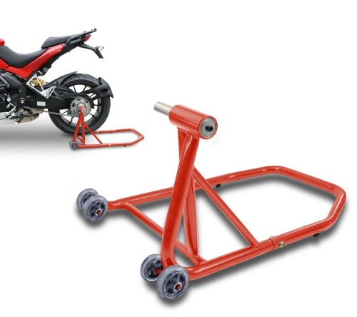 ConStands – Einarm Montageständer für Ducati Multistrada 1000 03-06 Rot Hinterrad Single Classic Mot