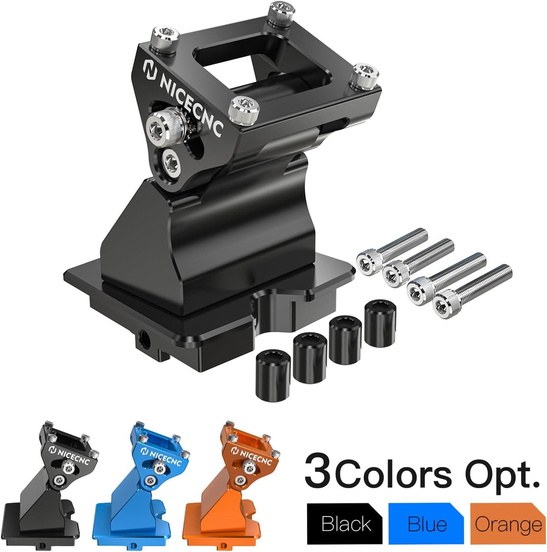 NICECNC Schwarz GPS Mount Einstellbarer GPS Mount Halter Ständer Compatible with Husqvarna Norden 90
