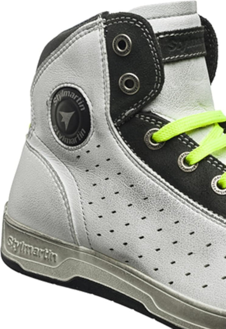 STYLMARTIN Unisex Sectormoto boot 45 EU Weiss Schwarz, 45 EU Weiß Schwarz