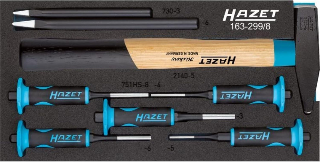 Hazet Splinttreiber-Satz, 8-teilig 1/3, 163-299/8, 163-299/8