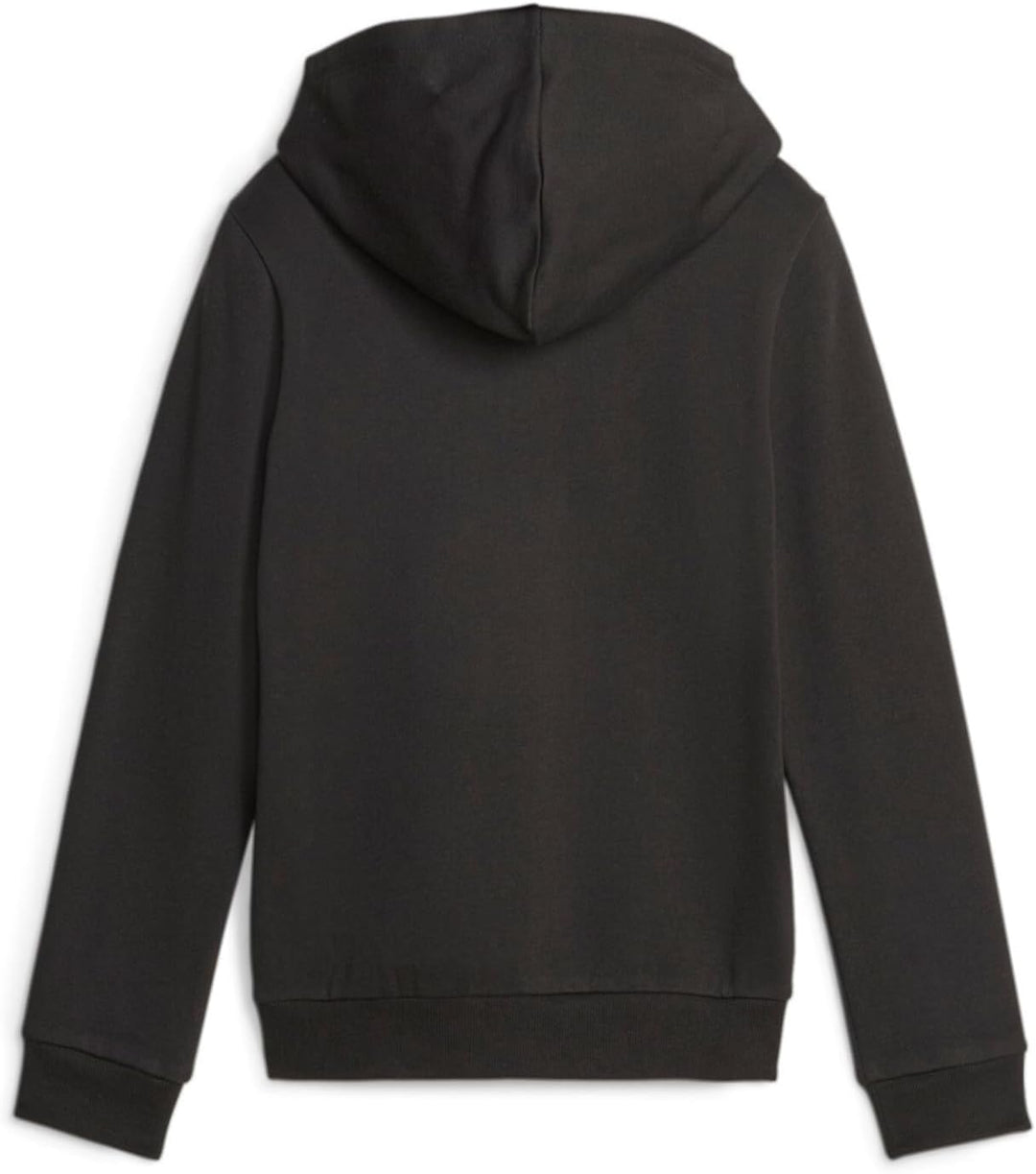 PUMA Mädchen ESS+ Logo Hoodie FL G Schweiss, 116 Puma Black-bronze