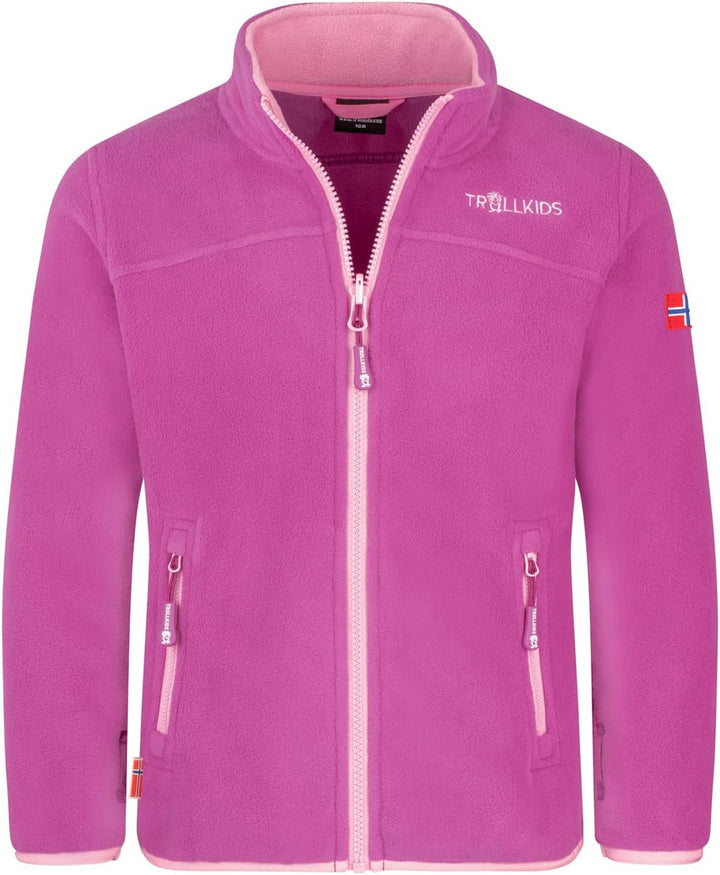 Trollkids Girls Bryggen 3in1 Jacket 92 Fresh Berry/Graphite, 92 Fresh Berry/Graphite