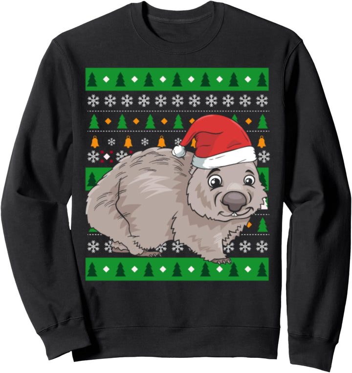 Wombat Ugly Christmas Sweater Sweatshirt
