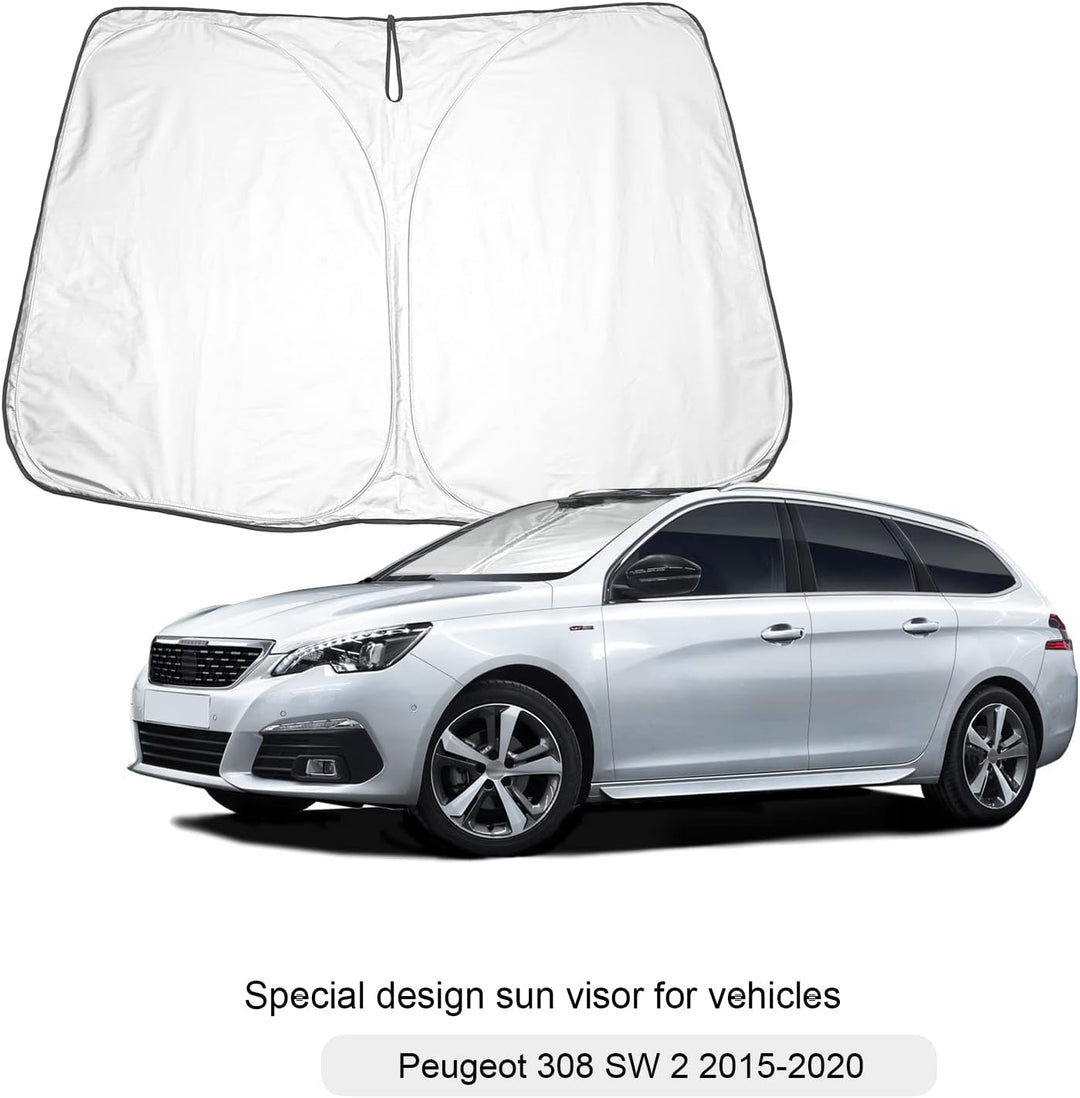 BIXUAN Sonnenschutz kompatibel mit Peugeot 308 SW 2 Gen 2015-2020 Windschutzscheibe für das Auto Fro