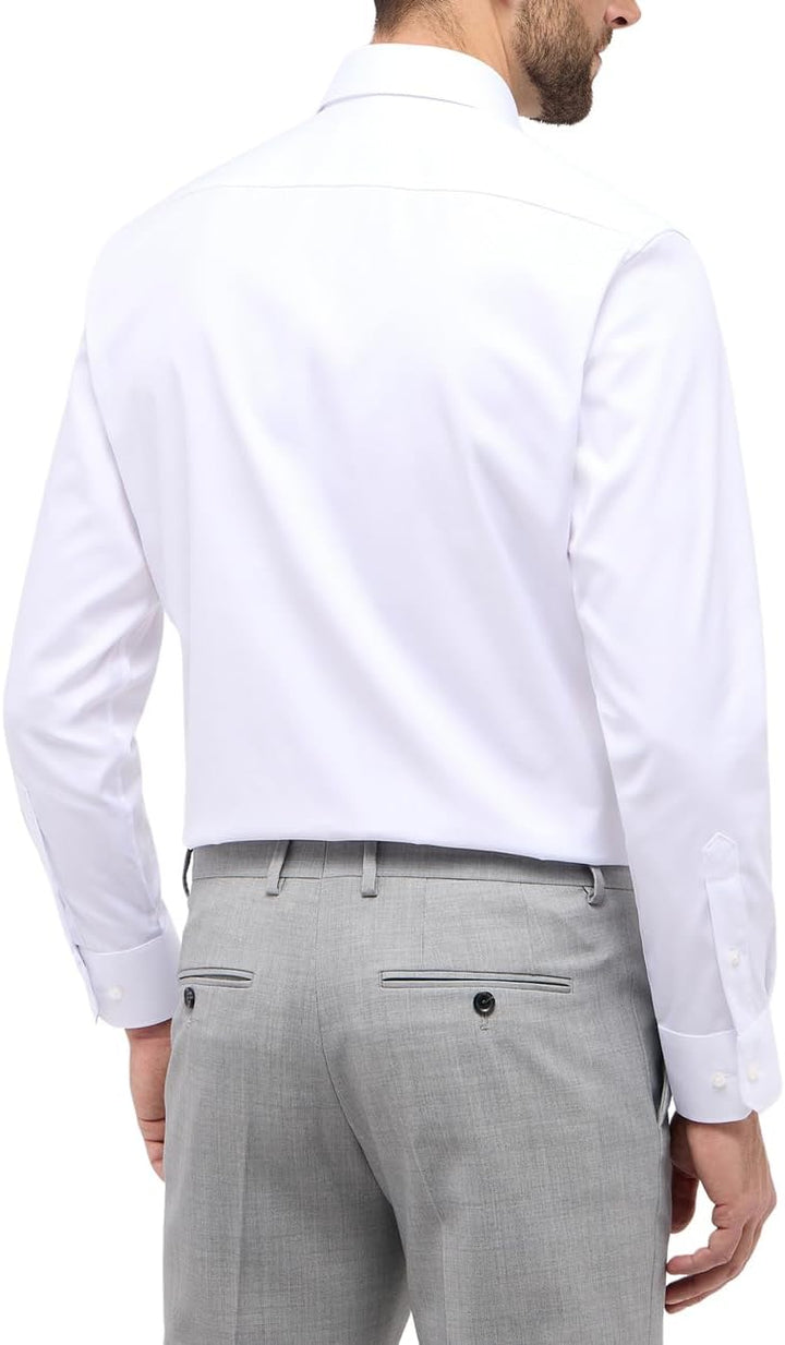 ETERNA Herren Cover Shirt MODERN FIT 38 Weiss, 38 Weiss