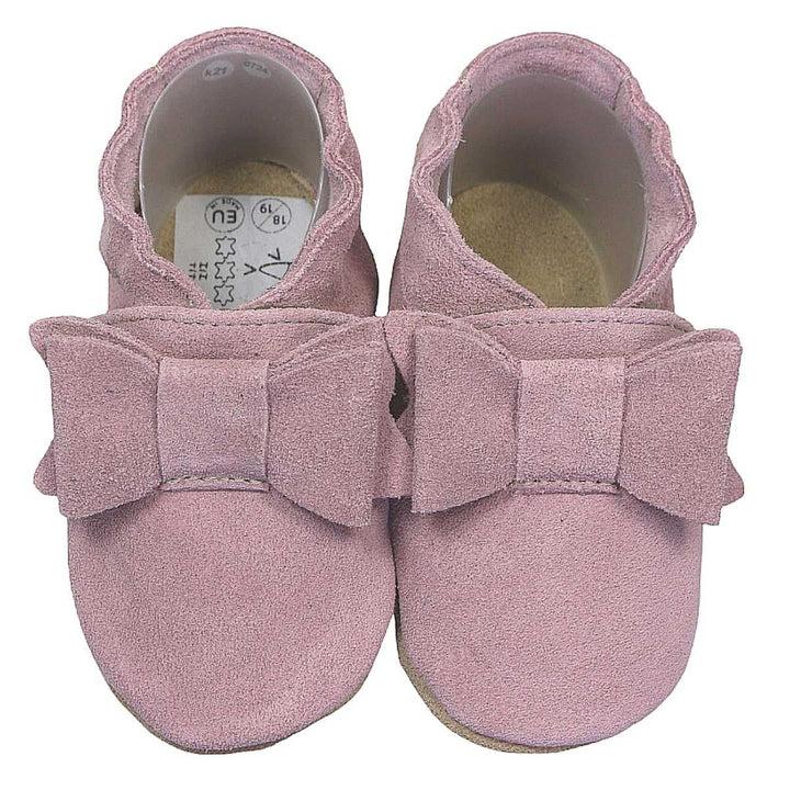 HOBEA-Germany Krabbelschuhe für Jungs und Mädchen in verschiedenen Designs 16/17 EU Altrosa Wildeder
