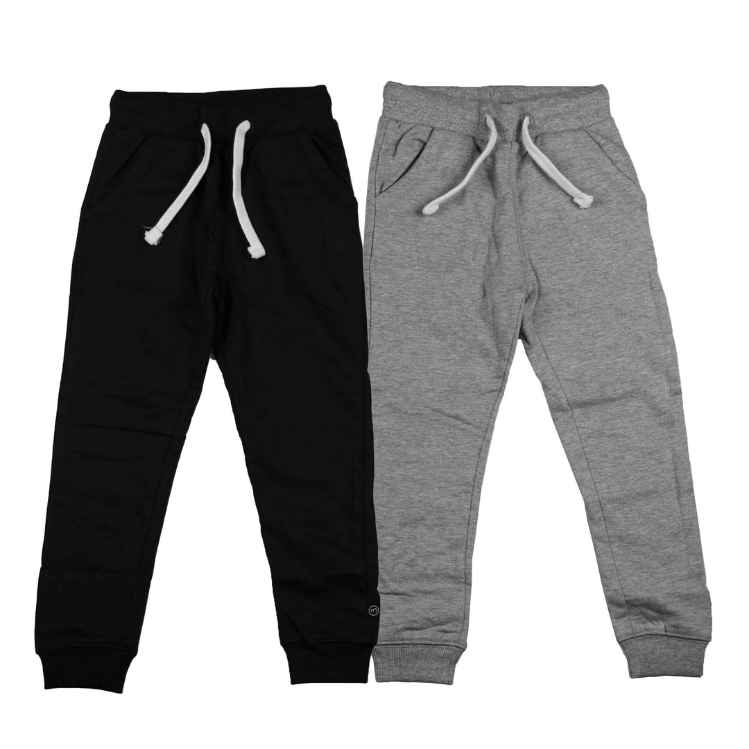 MINYMO Baby-Jungen Jogginghose (2er Pack), Grau