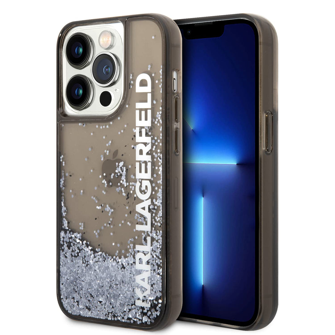 KARL LAGERFELD KLHCP14XLCKVK Hülle für iPhone 14 Pro Max 6,7" Schwarz hardcase L
