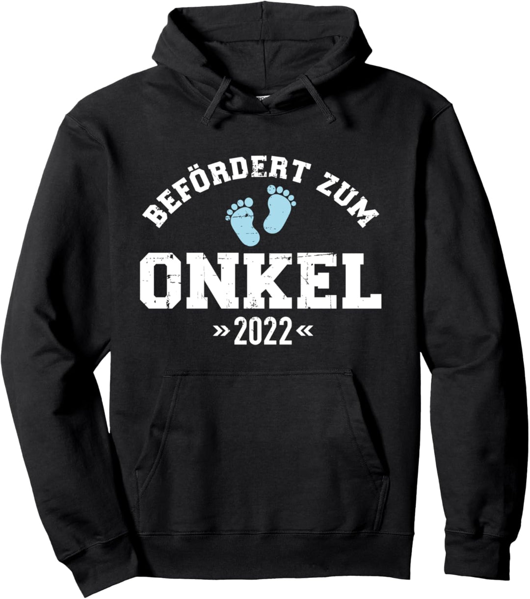 Befördert zum Onkel 2022 Schwangerschaft verkünden Pullover Hoodie