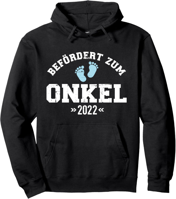 Befördert zum Onkel 2022 Schwangerschaft verkünden Pullover Hoodie