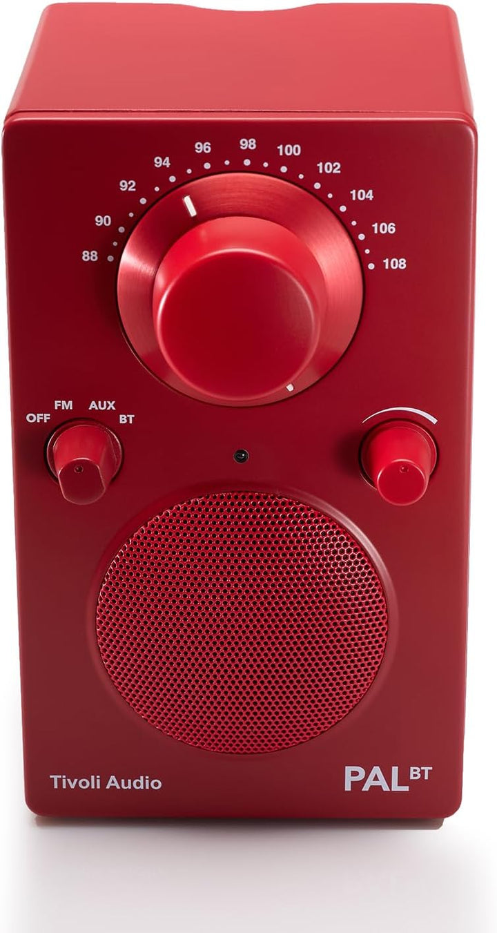 Tivoli Audio PAL BT (Gen 3) Bluetooth FM Radio, tragbar/USB-C / (Rot)