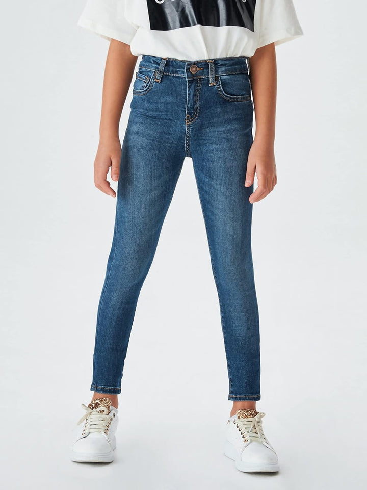 LTB Mädchen Jeanshose Sophia G 8 Jahre Marlin Blue Wash 53318, 8 Jahre Marlin Blue Wash 53318