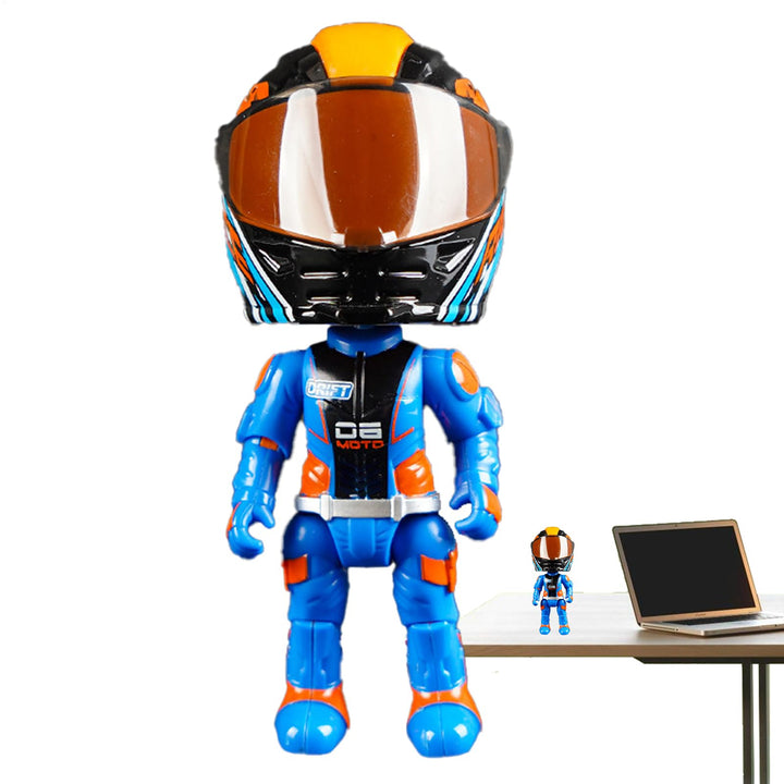 Transformable Doll Toys, Action Figures Motorcycle Model, Transformierende Motorrad-Puppe, 3D Q Vers