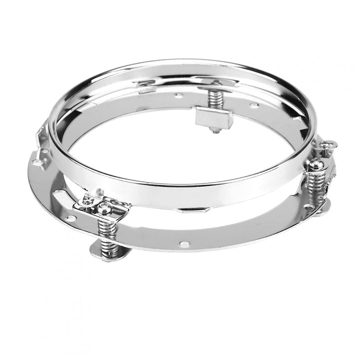 Scheinwerferhalterung, 1 STÜCK Schwarz 7 Zoll Runde Scheinwerferhalterung Ring Edelstahl Scheinwerfe