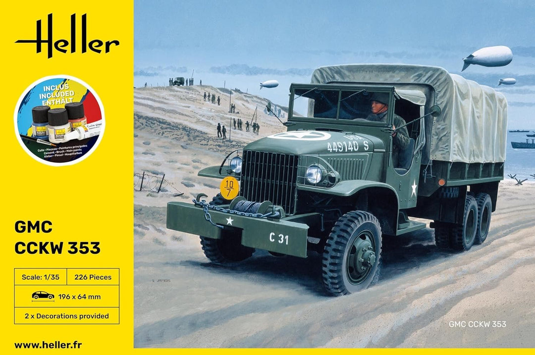 Heller HEL57121 Plastikmodellbausatz, verschieden