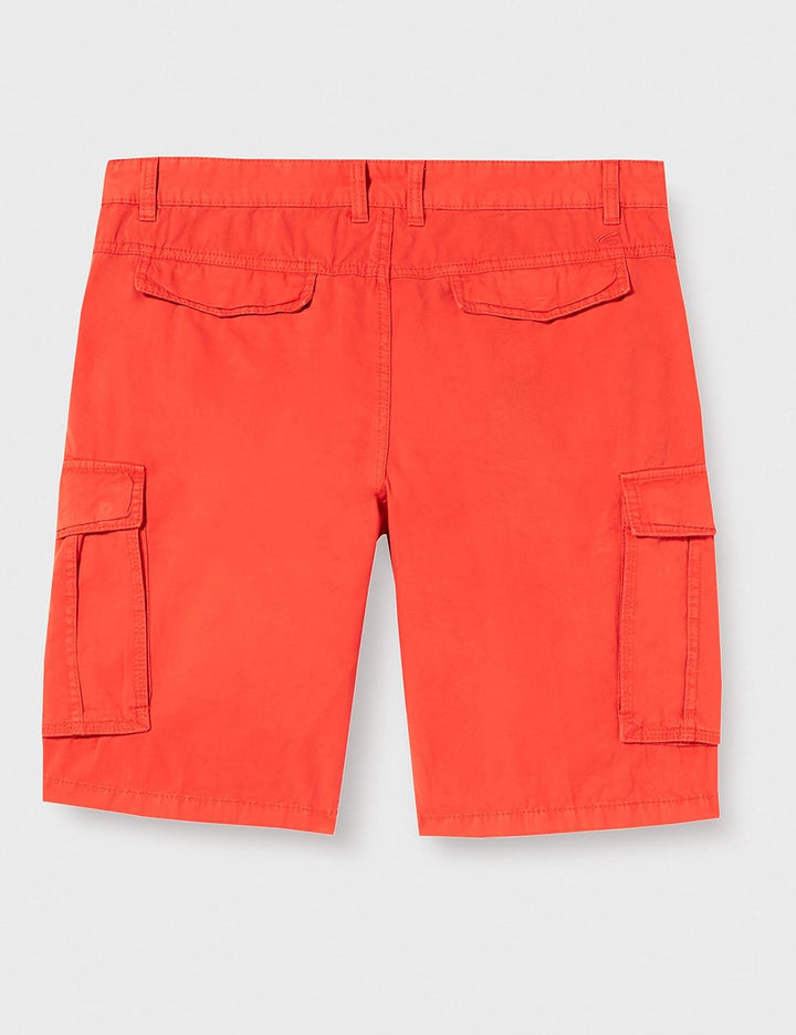 camel active Herren Cargo Shorts aus reiner Baumwolle 30 Rot, 30 Rot
