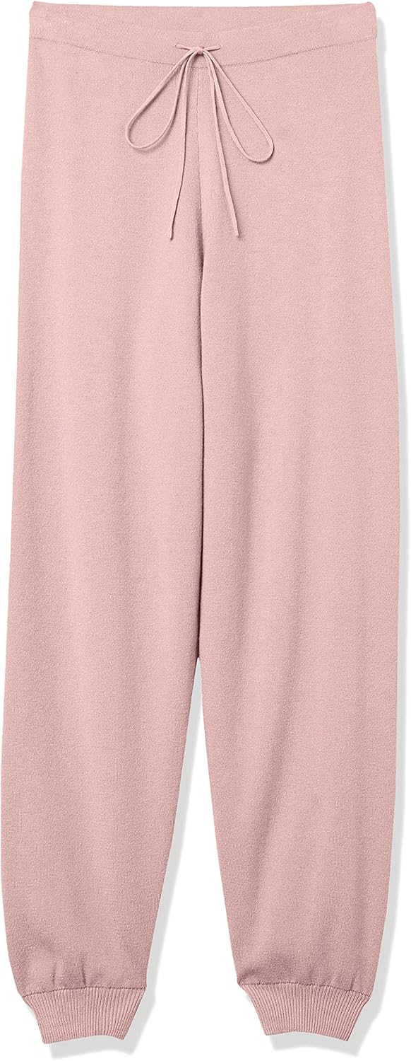 The Drop Maddie superweiche Strick-Jogginghose mit lockerer Passform, für Damen L Zephyr Pink, L Zep