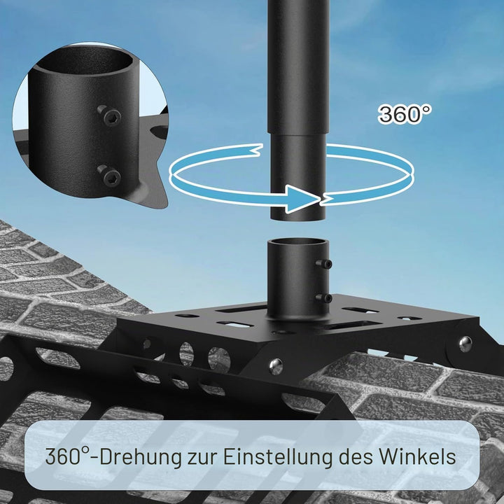 Yangers halterung flach dachziegel kit für Starlink Gen 3 Standard V3 Dish, 360° voll verstellbare d
