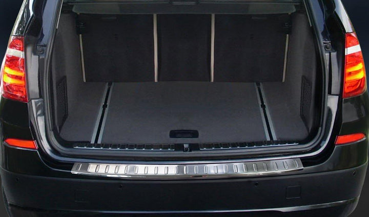 Edelstahl Heckstossstangenschutz kompatibel mit BMW X3 F25 Facelift 2014-2017