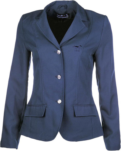 HKM 3341 Turnierjacket Marburg, Reitjacket Reitjacke schwarz Mädchen 176 176 Schwarz, 176 Schwarz