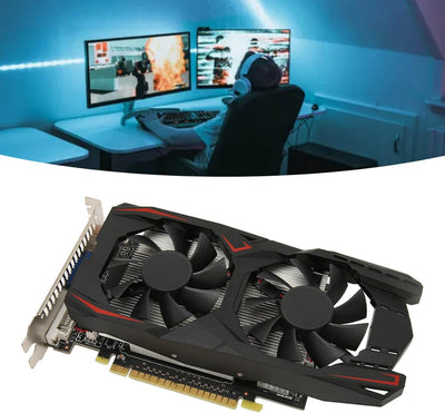 MENDUNER GTX1050Ti Grafikkarte mit Zwei Lüftern – 4 GB DDR5 128 Bit Schnelle Kühlung, Geräuscharmer