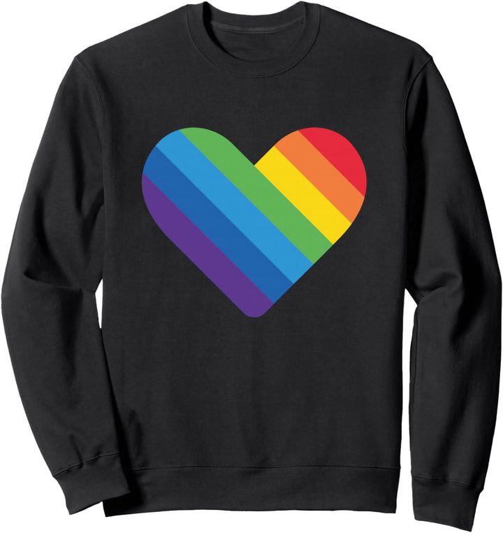 LGBT Gay Lesbian Transgender Pride Heart Flag Pride Month Sweatshirt