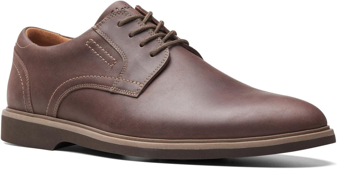 Clarks Damen Malwood-spitzeOxford 41.5 EU Dunkelbraunes Leder, 41.5 EU Dunkelbraunes Leder