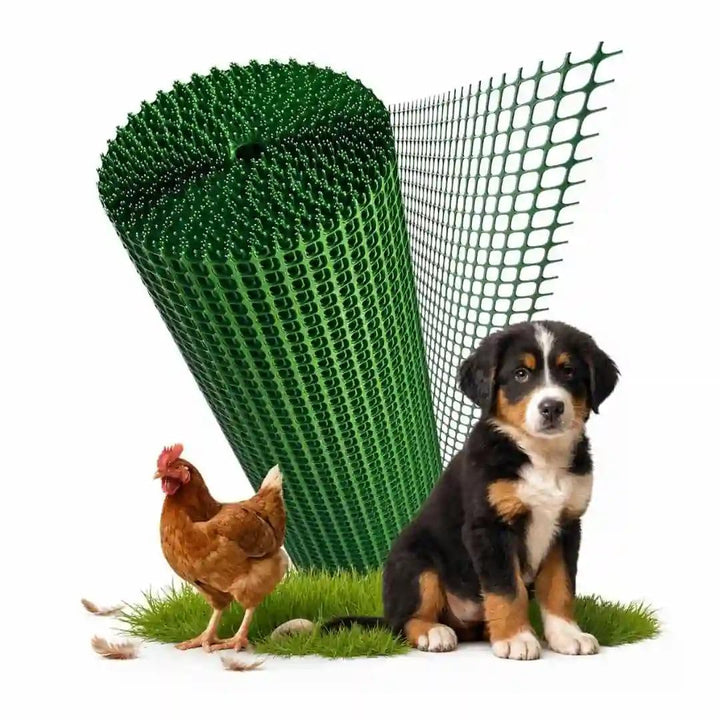 Florade® Kunststoffzaun | Gartenzaun | Geflügelzaun | Gartenzaun Kunststoff | Hundezaun | Robust &amp; w
