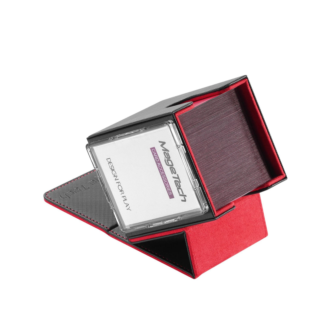 Mage Tech Adventurer [Hero] Modulare Deckbox - passt für 99 doppelt gesleevte Karten - Avatar-Halter