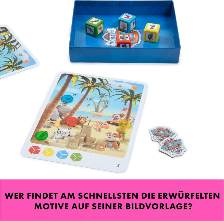 Spin Master Games Paw Patrol - Finders Seekers, das schnelle Suchspiel für aufgeweckte Fellfreunde,