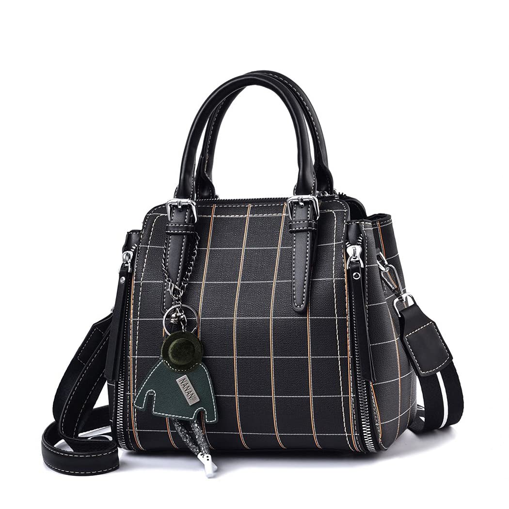 BUKESIYI Damen Tasche Umhängetasche Handtasche Frauen Klein Schultertasche Weekender Lack PU Leder C