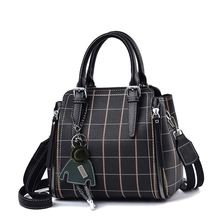 BUKESIYI Damen Tasche Umhängetasche Handtasche Frauen Klein Schultertasche Weekender Lack PU Leder C